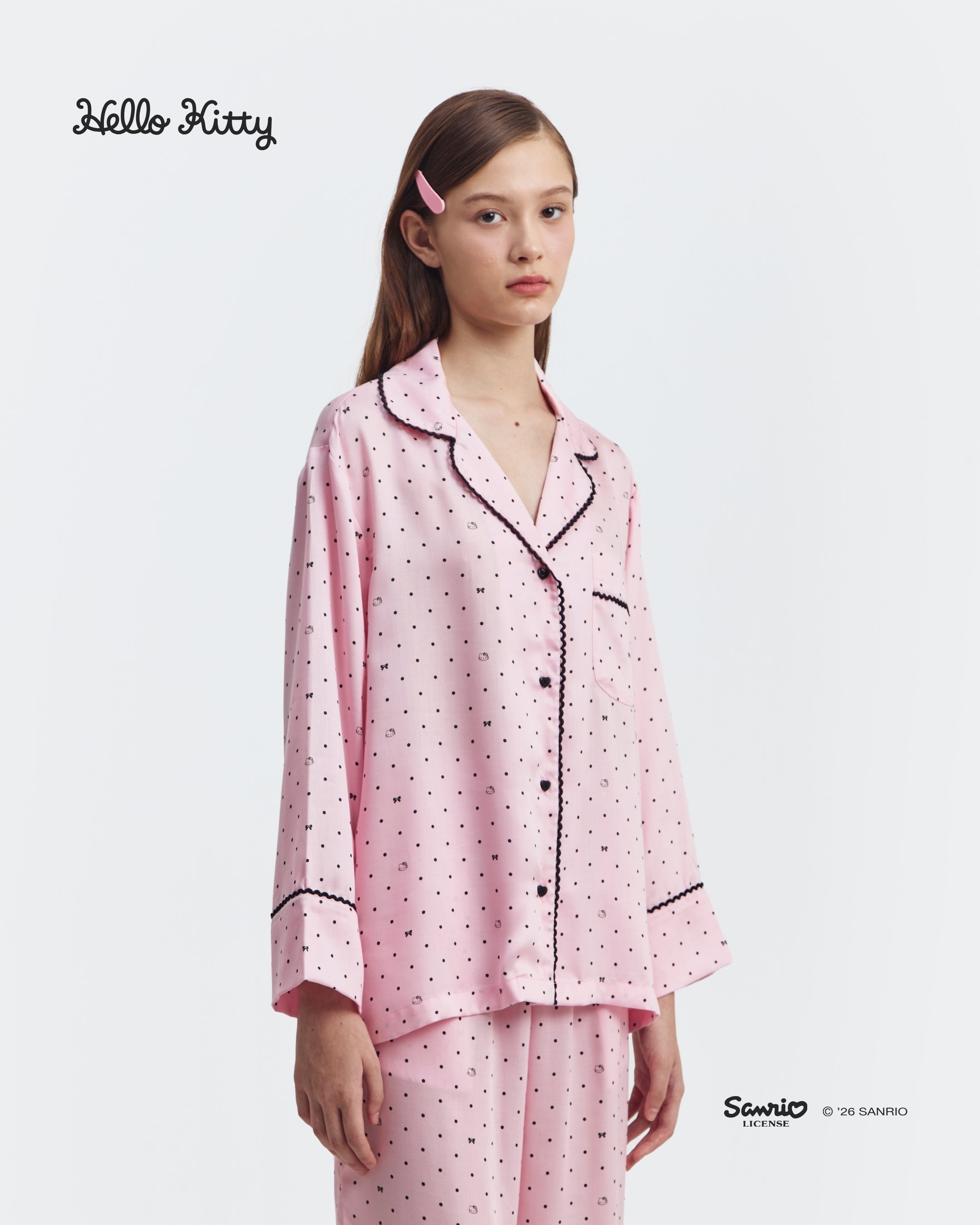 Women Pajamas Long/Long - Pink Pepper