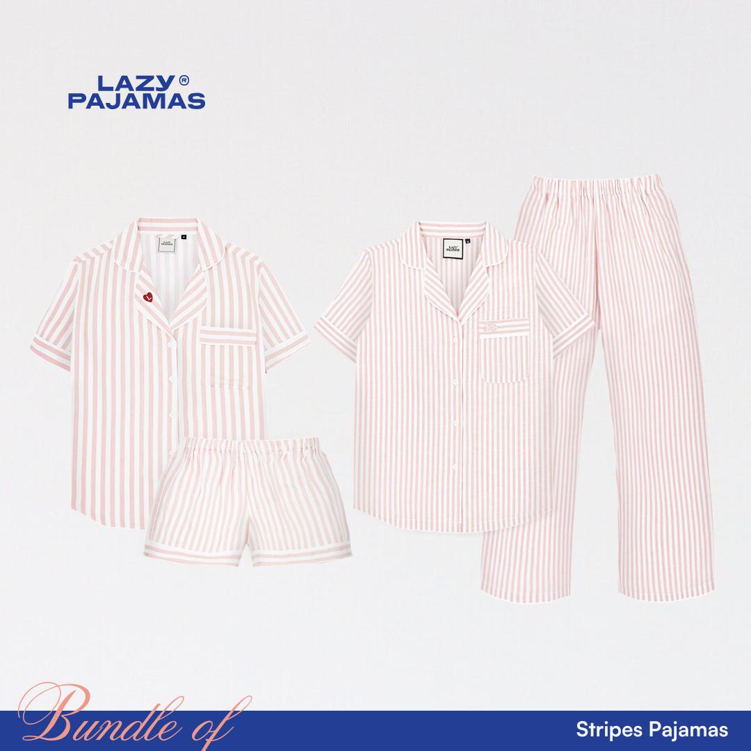 Lazy Pajamas Bundle of Stripes Pajamas | Piyama | Baju Tidur
