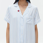 LAZY Pajamas Däster Blue Stripes | Piyama Daster