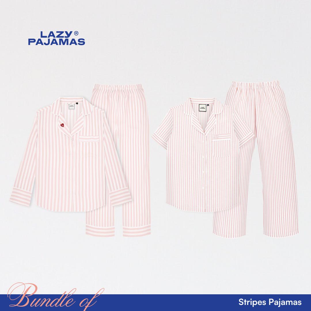 Lazy Pajamas Bundle of Stripes Pajamas | Piyama | Baju Tidur
