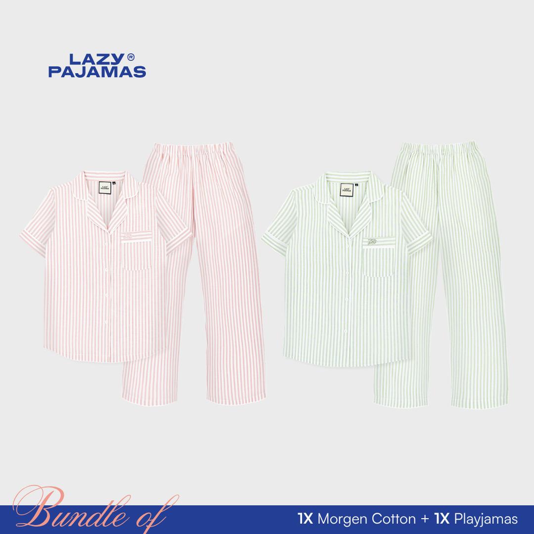 Lazy Pajamas Bundle of 2 Morgen Pajamas Set | Piyama | Baju Tidur