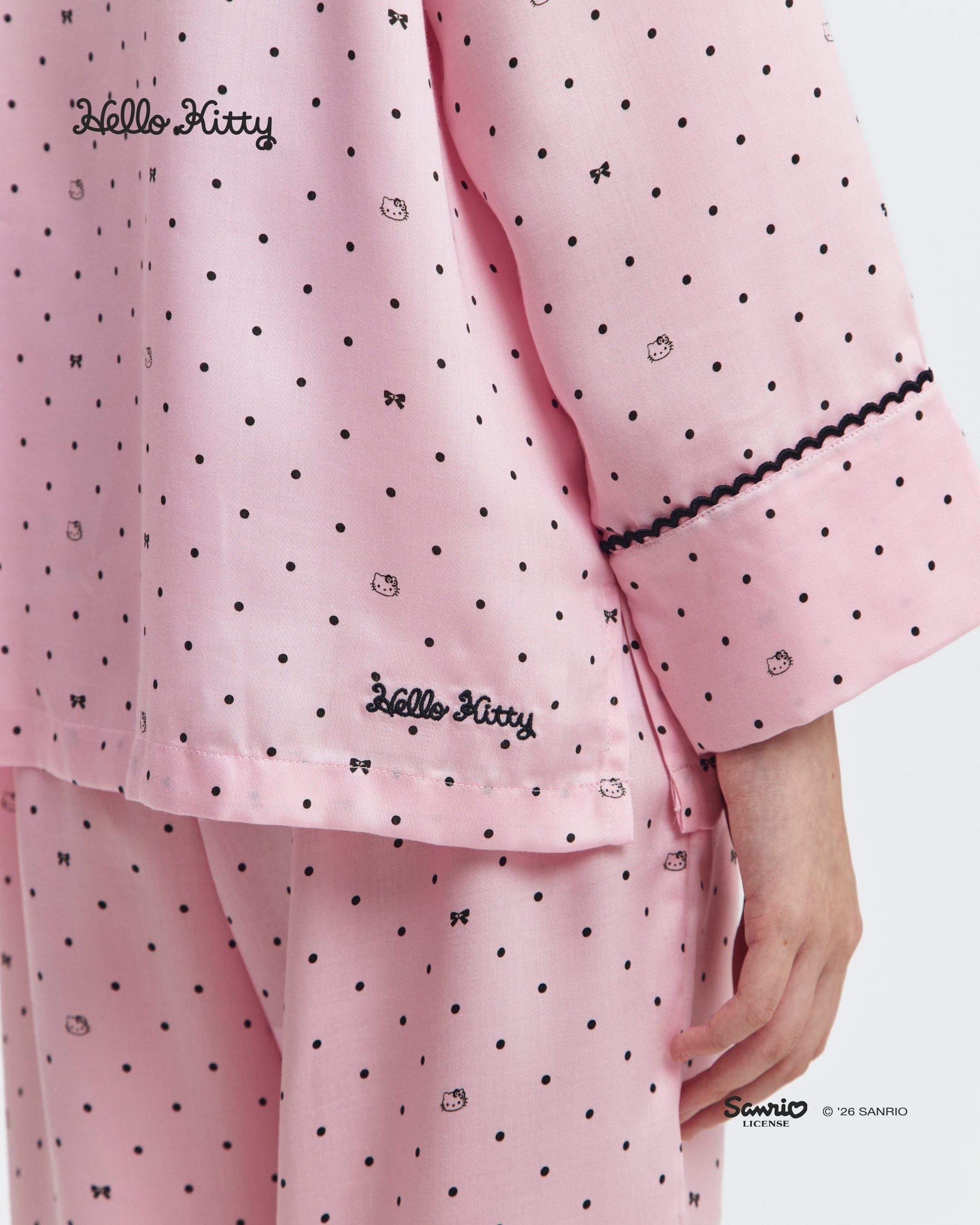 Women Pajamas Long/Long - Pink Pepper