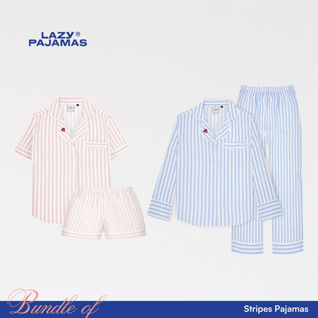 Lazy Pajamas Bundle of Stripes Pajamas | Piyama | Baju Tidur