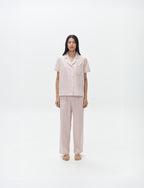 Woman Pajamas Short/Long -  Pink Stripes