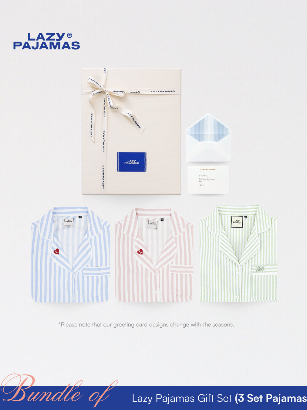 Lazy Pajamas® Gift Set (3 Set Pajamas)