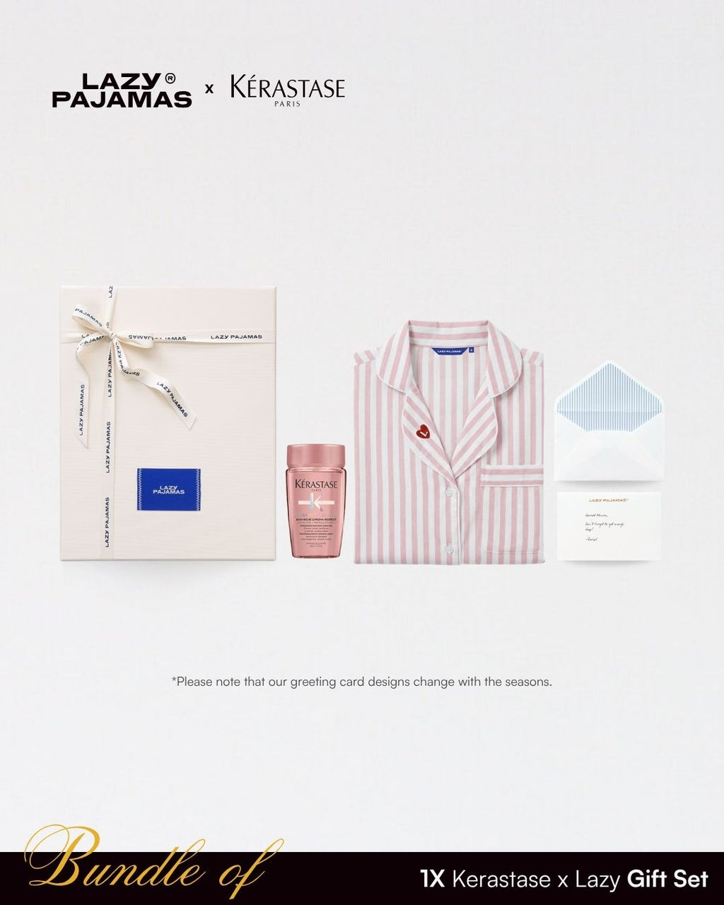 LAZY® Pajamas x Kerastase Gift Set