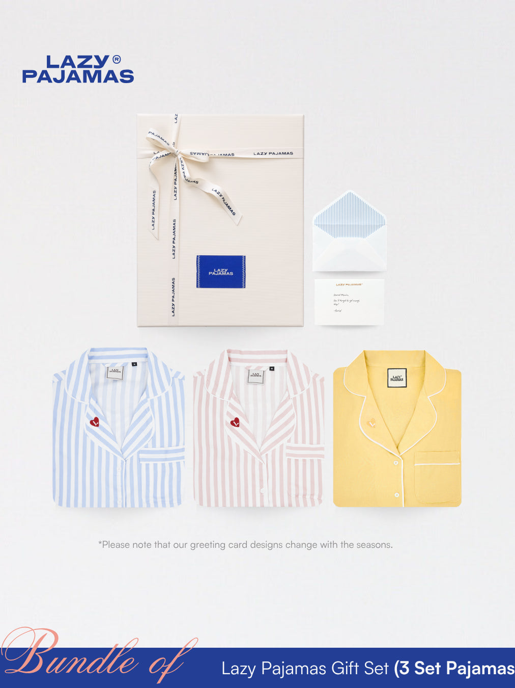 Lazy Pajamas® Gift Set (3 Set Pajamas)