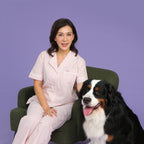 LAZY Morgen Pajamas Set - Pink Stripes | Piyama | Baju Tidur