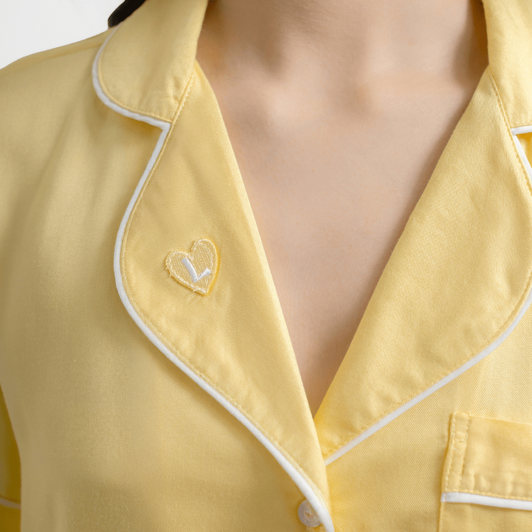 Lazy Pajamas® Classic PLAY Pajamas Set - Butter | Piyama | Baju Tidur