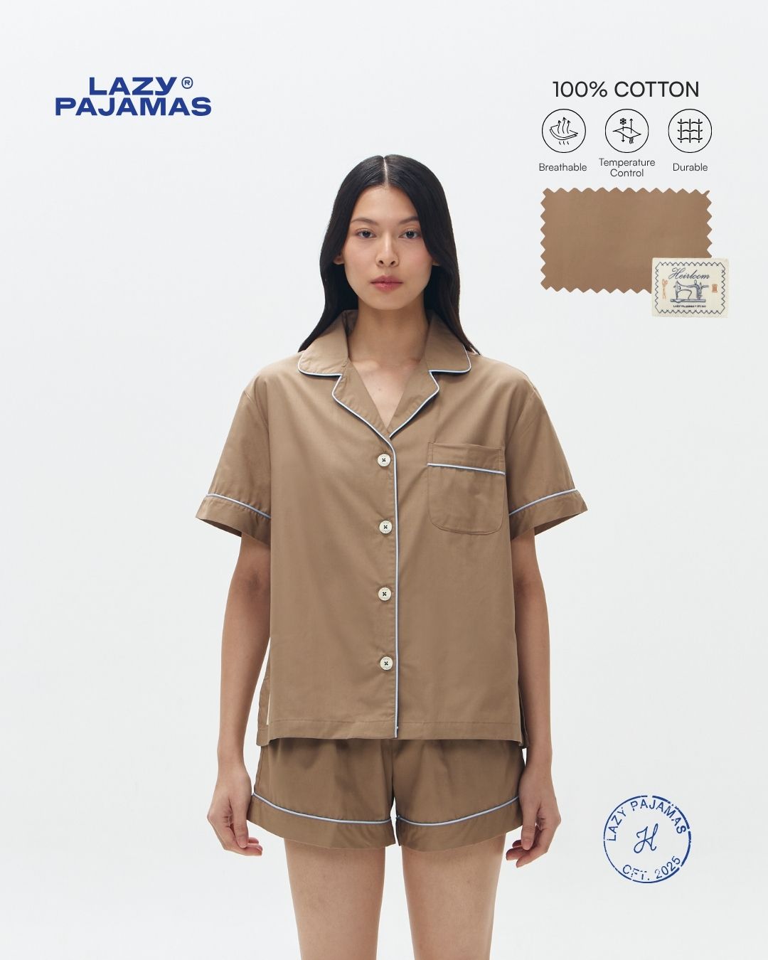 Lazy® Pajamas Heirloom Women Pajamas Set - Helsinki | Piyama | Baju Tidur