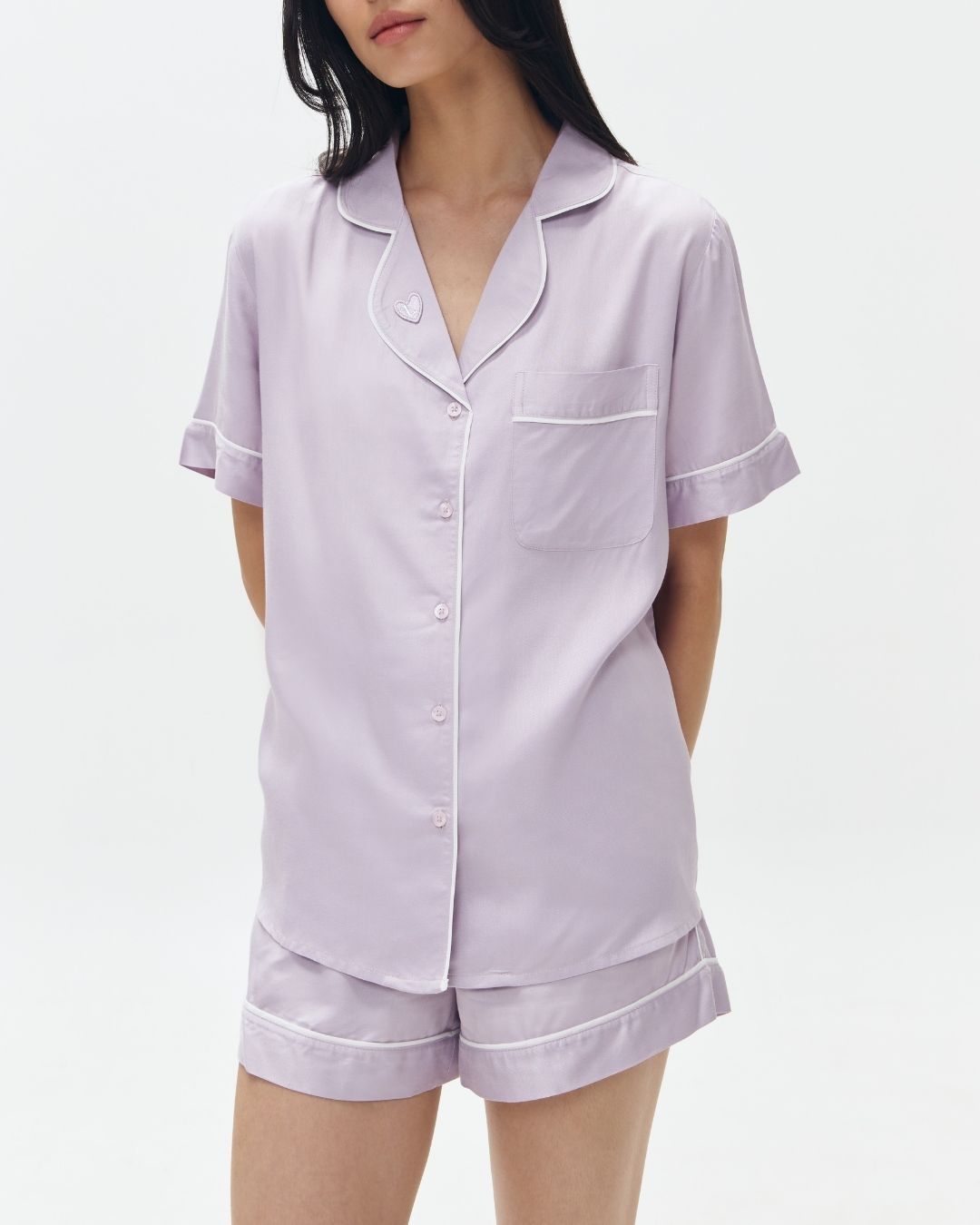 Lazy Pajamas® Classic PLAY Pajamas Set - Lilac | Piyama | Baju Tidur