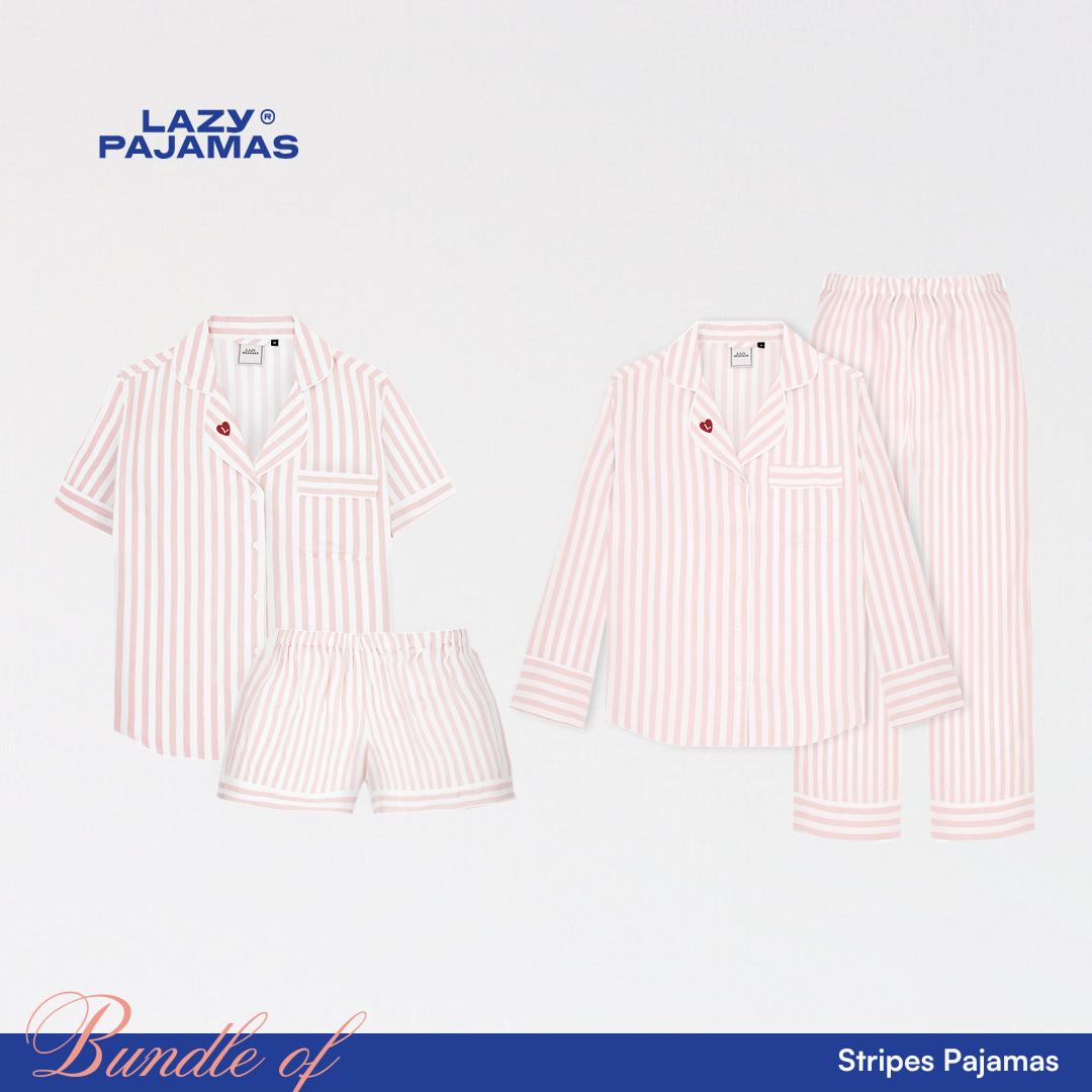 Lazy Pajamas Bundle of Stripes Pajamas | Piyama | Baju Tidur